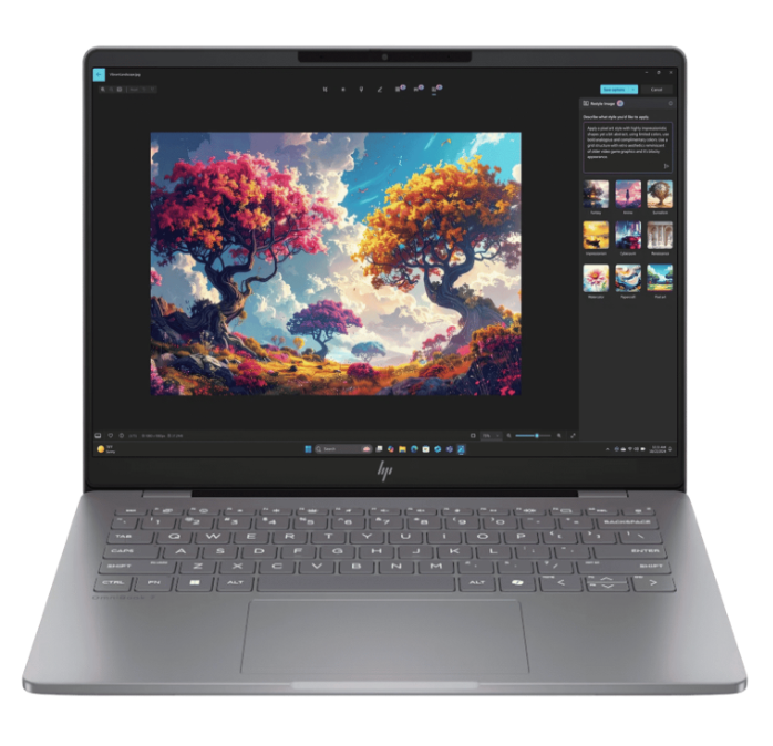 
HP Omnibook 7 14-fs0789TU - Core 5-210H (8C), 16GB 5200 LPDDR5 on-board, 512 GB, Meteor Silver