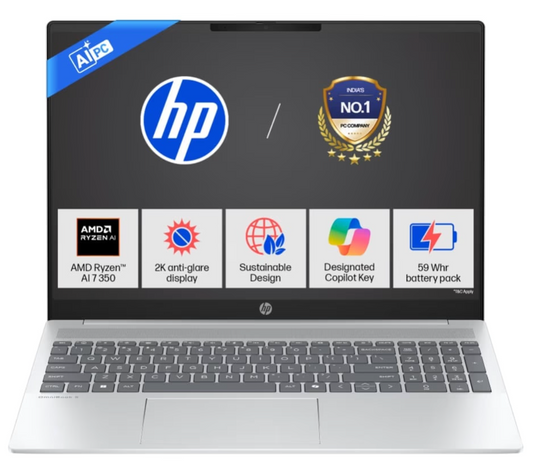 
HP 15-fd1444TU - Core 5-120U, 8GB DDR4, 512GB SSD
